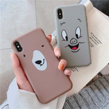 Cute Cartoon Phone Cases For iPhone X XR XS Max 8 7 6 6S Plus