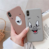 Cute Cartoon Phone Cases For iPhone X XR XS Max 8 7 6 6S Plus