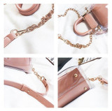 New Transparent Women Bags Casual Jelly Composite Bag