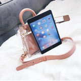 New Transparent Women Bags Casual Jelly Composite Bag
