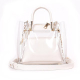 New Transparent Women Bags Casual Jelly Composite Bag