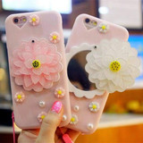 Flower Mirror iPhone 7 8plus 6s X XS MAX XR Cell Phone Case
