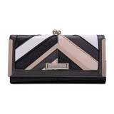 Unique Geometric Luxury Design  Long Wallet