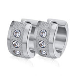 Stainless Steel Small Round Hoop Punk Rock Earring