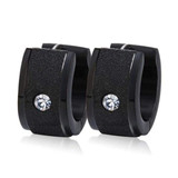 Stainless Steel Small Round Hoop Punk Rock Earring