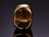 Stainless Steel Black/ Gold Skull Ring Fashion Men's Retro Jewelry
