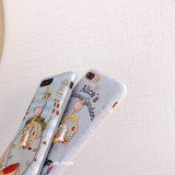 Cute Korean Japan Cartoon 3D Bunny Clock Soft phone case for iphone