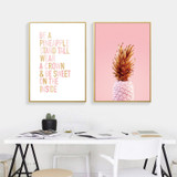 Pineapple Cuadros Decoracion Wall Pictures For Living Room Wall Art Canvas Painting Mountain Posters And Prints No Poster Frame