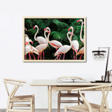 Wall Pictures For Living Room Posters And Prints Pineapple Flamingos Wall Art Canvas Painting Nordic Decoration No Poster Frame