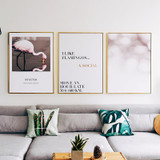 Flamingo Wall Pictures For Living Room Wall Art Canvas Painting Art Print Nordic Decoration  Posters And Prints No Poster Frame