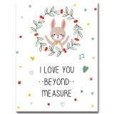 NICOLESHENTING Cartoon Bear Rabbit Minimalist Nordic Art Canvas Poster Painting Funny Qutoes Nursery Picture Children Room Decor NICOLESHENTING Cartoon Bear Rabbit Minimalist Nordic Art Canvas Poster Painting Funny Qutoes Nursery Picture Children Room Decor