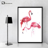 Watercolor Flamingo Poster Canvas Print Minimalist Wall Art Painting Decorative Picture for Living Room Decoration Home Decor Watercolor Flamingo Poster Canvas Print Minimalist Wall Art Painting Decorative Picture for Living Room Decoration Home Decor