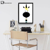 NICOLESHENTING Cartoon Animal Penguinl Zebra Minimalist Art Canvas Poster Painting Wall Picture Modern Home Baby Room Decoration