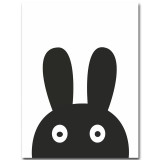 NICOLESHENTING Cartoon Pirate Hero Rabbit Minimalist Canvas Poster Nordic Art Painting Wall Picture Children Room Decoration