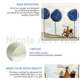 NICOLESHENTING Cartoon Pirate Hero Rabbit Minimalist Canvas Poster Nordic Art Painting Wall Picture Children Room Decoration