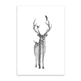 Nordic Style Forest Canvas Art Print Painting Poster, Deer Wall Pictures for Home Decoration, Wall Decor BW001 Nordic Style Forest Canvas Art Print Painting Poster, Deer Wall Pictures for Home Decoration, Wall Decor BW001