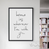 Vintage Home Quote Canvas Art Print Poster, Wall Pictures for Home Decoration, Wall Decor YE006