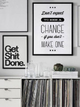 Inspiration Quote Art Print Art Print painting Poster, Wall Pictures for Home Decoration Wall Decor,  PF033