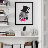 Elegant Zebra Canvas Art Print Painting Poster,  Wall Pictures for Home Decoration, Home Decor FA394