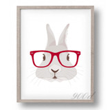 Lovely Cartoon rabbit Canvas Art Print Painting Poster,  Wall Pictures for Home Decoration, Home Decor FA389