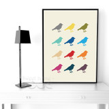 Lovely Bird Canvas Art Print Poster, Wall Pictures For Home Decoration,  Wall Decor FA101