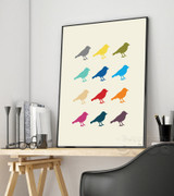 Lovely Bird Canvas Art Print Poster, Wall Pictures For Home Decoration,  Wall Decor FA101