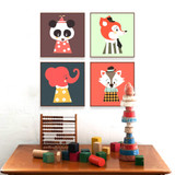 Animals Kids Art Prints Poster Living Room  Wall Picture Canvas Painting No Frame Home Decor