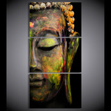 HD printed 3 piece canvas wall art Buddha meditation painting buddha statue wall art canvas prints Free shipping/QT017 HD printed 3 piece canvas wall art Buddha meditation painting buddha statue wall art canvas prints Free shipping/QT017