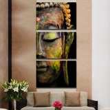 HD printed 3 piece canvas wall art Buddha meditation painting buddha statue wall art canvas prints Free shipping/QT017 HD printed 3 piece canvas wall art Buddha meditation painting buddha statue wall art canvas prints Free shipping/QT017