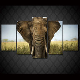 HD Printed Africa Elephants Landscape Group Painting room decor print poster picture canvas Free shipping/ny-013
