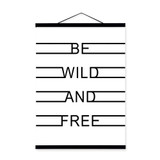 Minimalist Black White Pineapple Typography Wooden Framed Poster Picture Print Nordic Home Decor Wall Art Canvas Painting Scroll