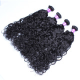 4 Bundles Water Wave Brazilian Virgin Hair 100% Human Hair Extensions Natural Color Human Hair Weaving Hair Products Prosa