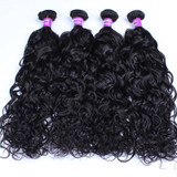 4 Bundles Water Wave Brazilian Virgin Hair 100% Human Hair Extensions Natural Color Human Hair Weaving Hair Products Prosa