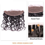 3 Water Wave Bundles With Closure 4Pcs Brazilian Hair Weave Bundles With Closure Bleaches Knots Prosa Hair Products Remy