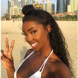 Luvin 360 Lace Frontal Wigs For Black Women Pre Plucked With Baby Hair Malaysian Curly Full Human Hair Lace Front Wig Deep Wave