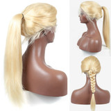 wigs for women 613 blonde lace frontal wig pre plucked with baby hair Straight Brazilian Human Hair Bob Lace Front Wigs