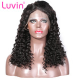Luvin Glueless Full Lace Human Hair Wigs With Baby Hair Malaysian Curly Wig Lace Frontal Wigs For Black Women Deep Wave Lace Wig