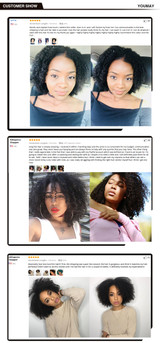 Mongolian Afro Kinky Curly Hair Extension Weave Human Hair Bundles 4B 4C Remy Hair 1 Or 3pcs Natural Color You May