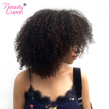 Mongolian Hair Afro Kinky Curly Hair Extension Human Hair Bundles Weave 1 Piece Can Buy 3/4 Bundles Beauty Lueen Non Remy Hair