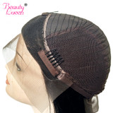 Peruvian Straight Lace Front Wigs Pre Plucked With Baby Hair Remy Lace Front Human Hair Wigs For American African Women