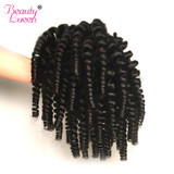 Malaysian Afro Kinky Curly Weave Human Hair Bundles Can Buy 3/4 Bundles Hair Extension BEAUTY LUEEN Non-Remy Hair Weaving