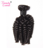 Malaysian Afro Kinky Curly Weave Human Hair Bundles Can Buy 3/4 Bundles Hair Extension BEAUTY LUEEN Non-Remy Hair Weaving