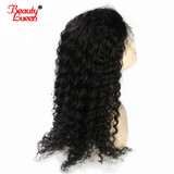 Pre Plucked Lace Frontal Wig 150% Density Deep Wave Human Hair Wig Brazilian Remy Lace Front Wig With Baby Hair Beauty Lueen