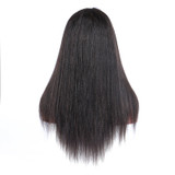 Italian Yaki 360 Lace Frontal Wig Pre Plucked With Baby Hair 150% Density Brazilian Lace Front Human Hair Wig Remy Hair Prosa