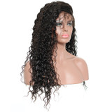 Curly 360 Lace Frontal Wig 150% Density Brazilian Human Hair Lace Wig Pre Plucked With Baby Hair Remy Natural Color Prosa