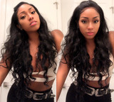 Luvin Brazilian Hair Weave 3 4 Bundles With Closure Loose Wave 100% Remy Human Hair Lace Closure Bleached Knots Free Shipping