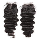 Luvin Brazilian Hair Weave 3 4 Bundles With Closure Loose Wave 100% Remy Human Hair Lace Closure Bleached Knots Free Shipping