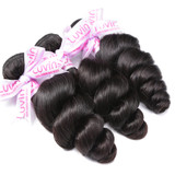 Luvin Brazilian Hair Loose Wave Remy Hair Weft 100% Human Hair Weave Bundles Natural Color 30 inch Bundles Free Shipping