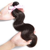 Luvin Brazilian Hair Weave Bundles 100% Human Hair Body Wave Remy Weft Hair Extensions Natural Color Mink Wavy 30 Inch Bundles