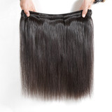 Luvin Brazilian Hair Weave Bundles Unprocessed Virgin Hair Weave Natrual Straight Human Hair Extensions 30 Inch Bundles 1 3 4Pcs